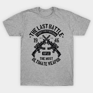 Rifle Gun Last Battle T-Shirt